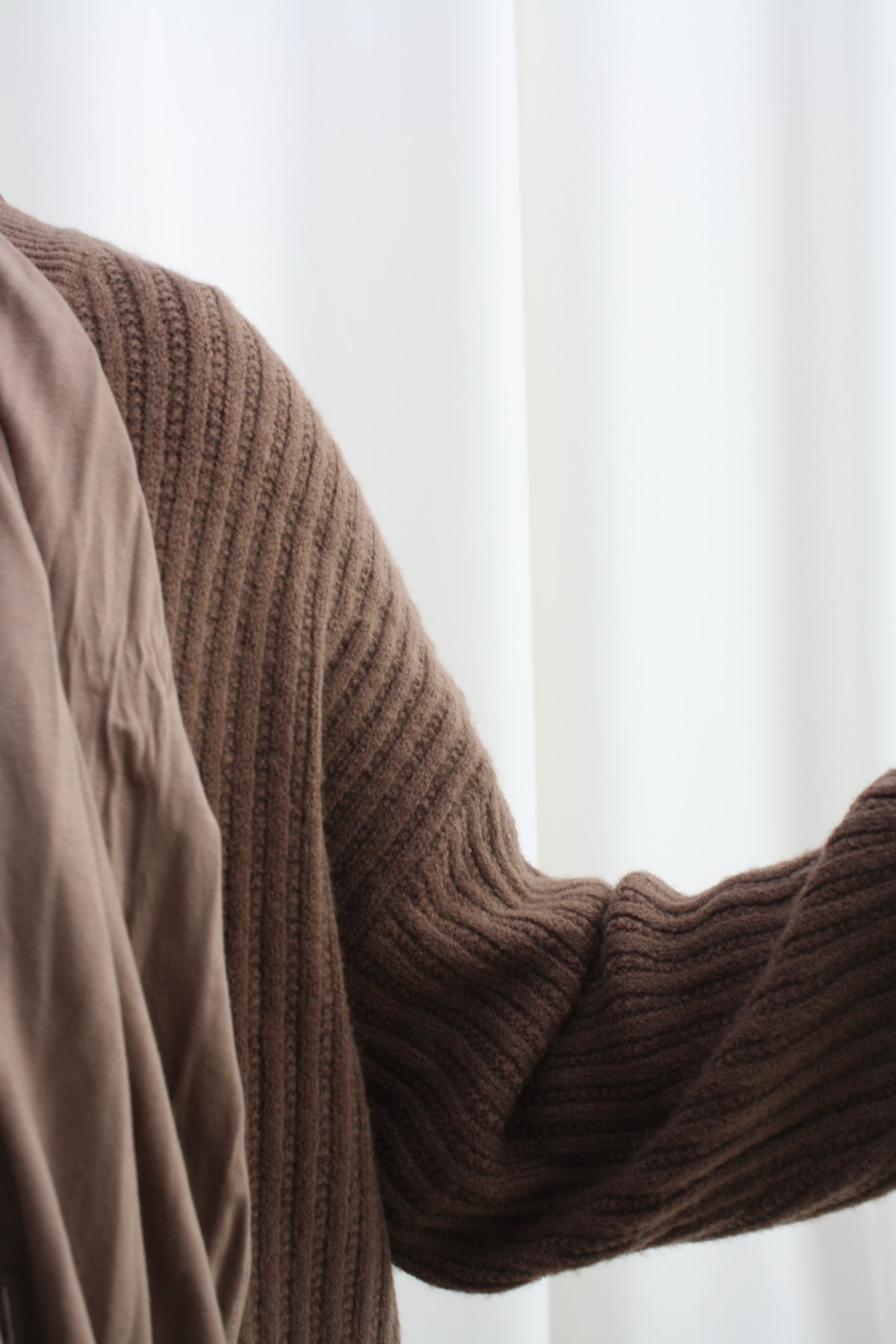 Wollen jurk - brown