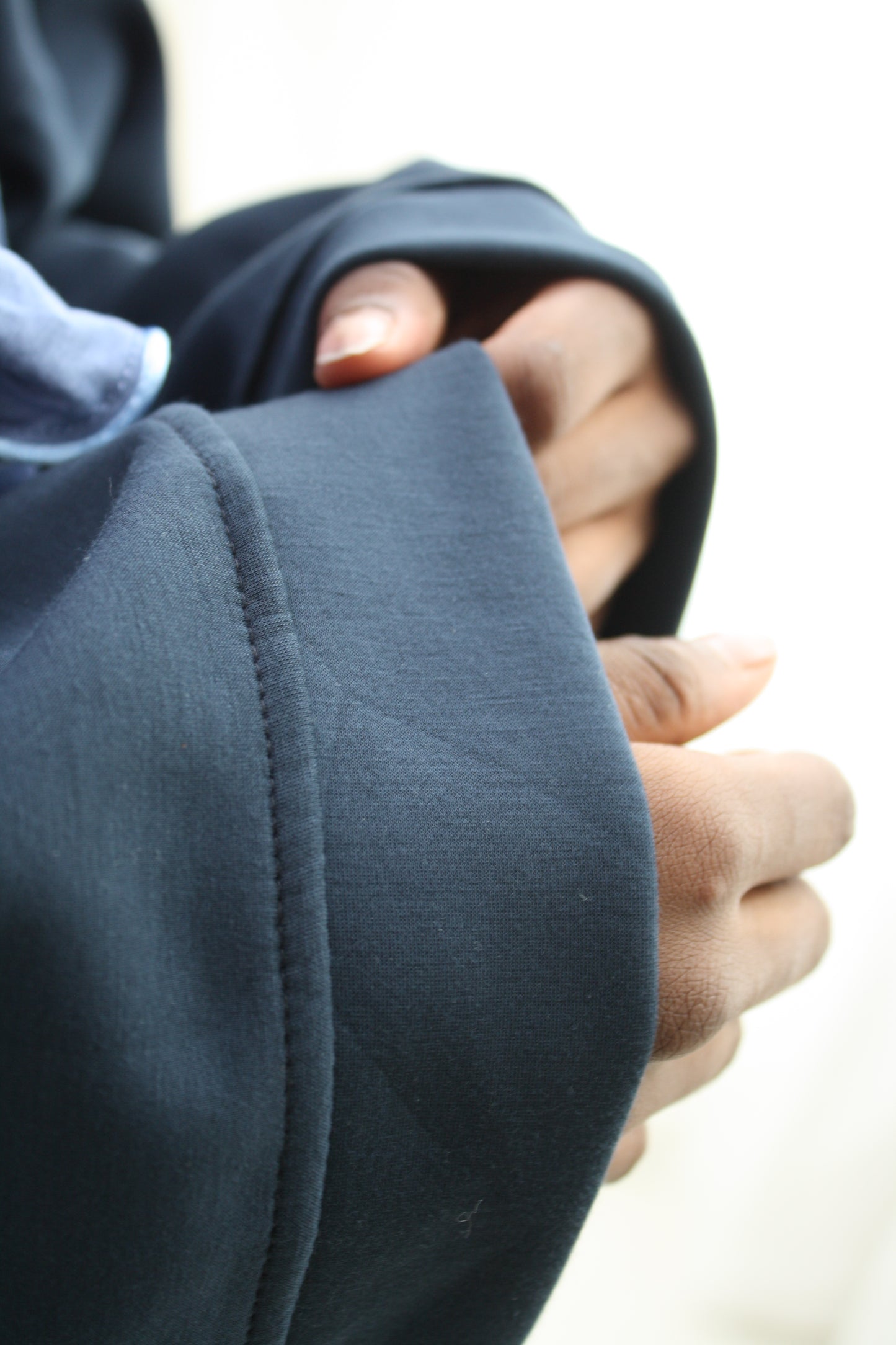 Sweaterjurk- blauw