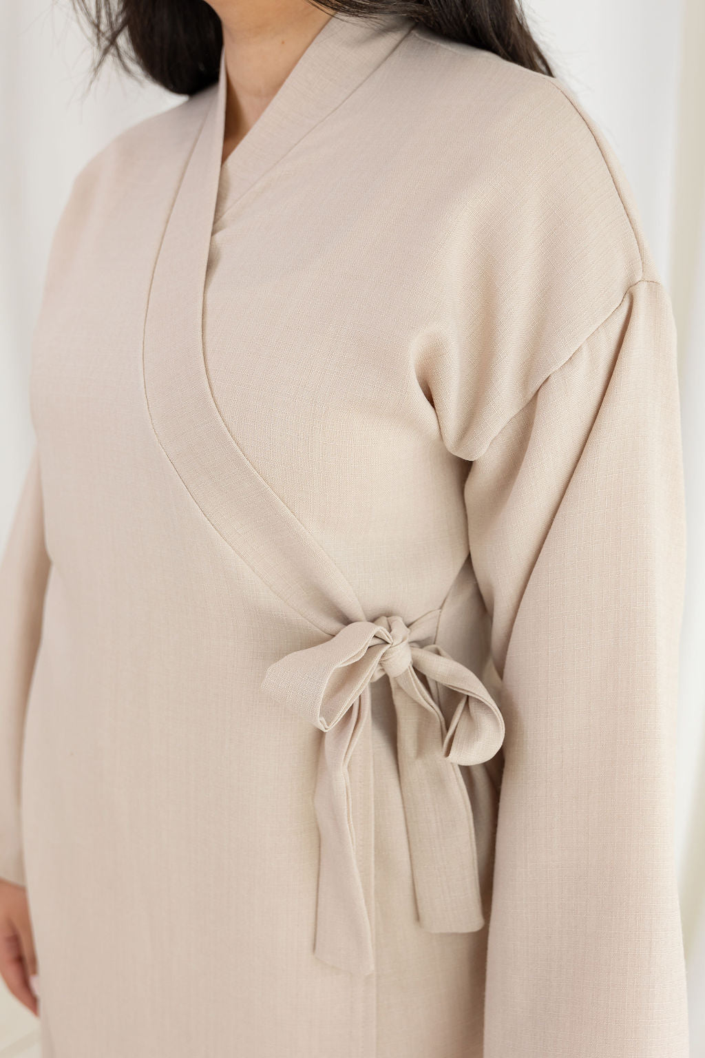 Beige jurk