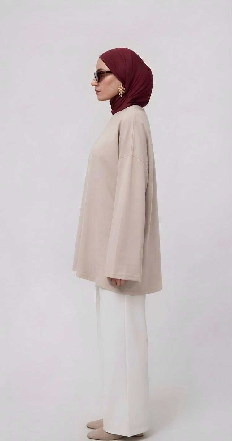 Nissa oversized shirt katoen