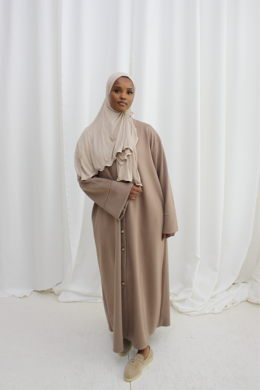 Classic hoodie trui - taupe