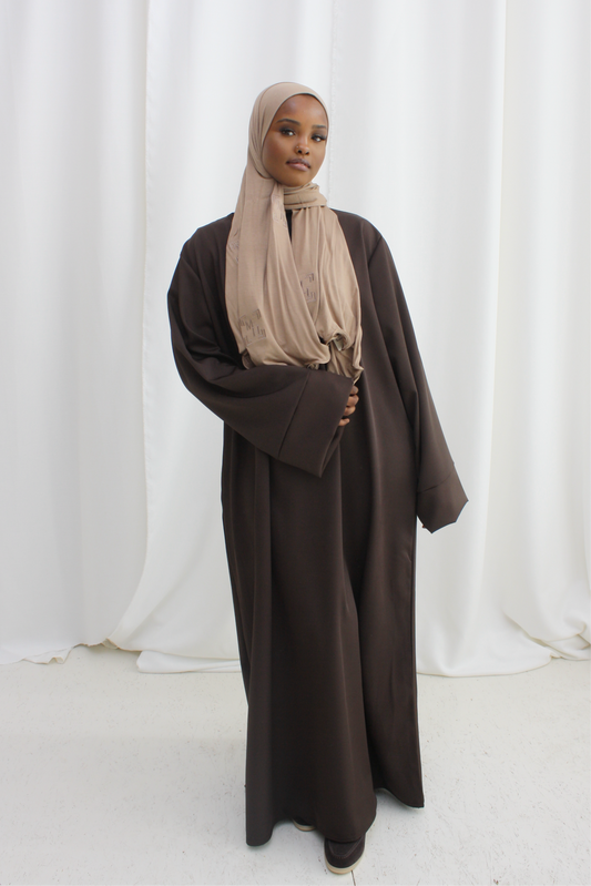 Winter abaya - bruin