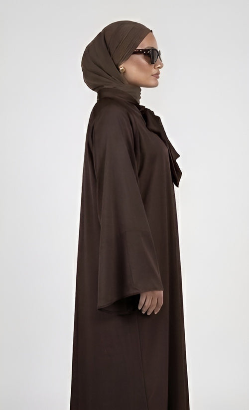 Dark brown dress