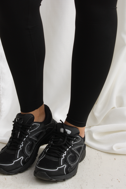 Jersey legging - black