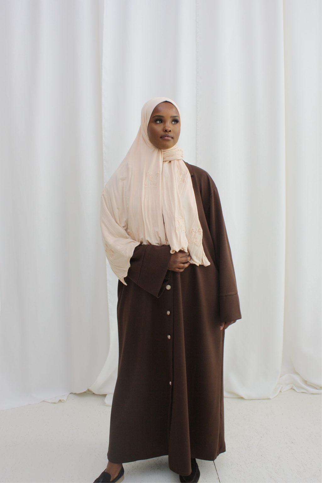 Classic hoodie trui- bruin