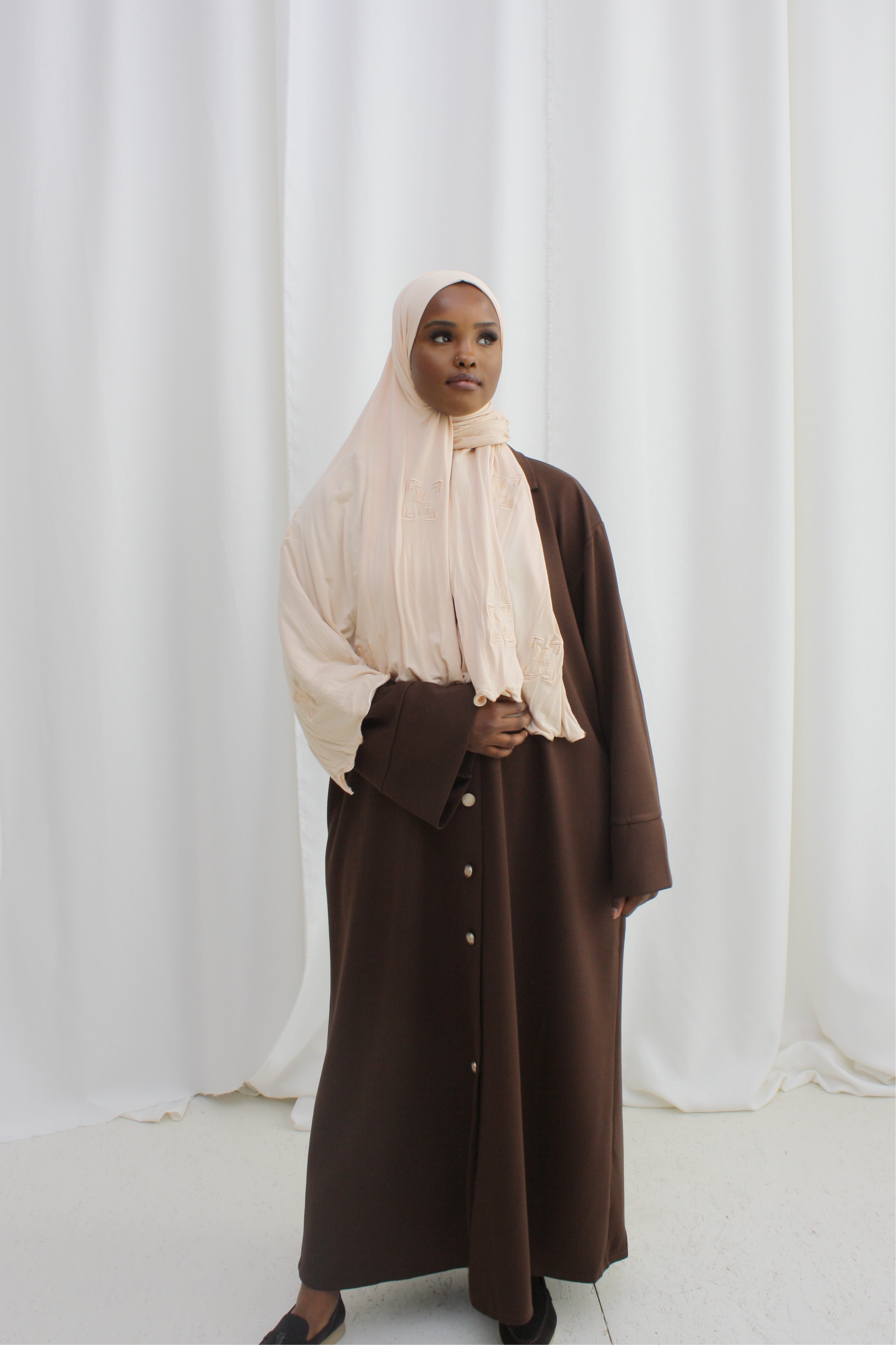 Classic hoodie trui- bruin