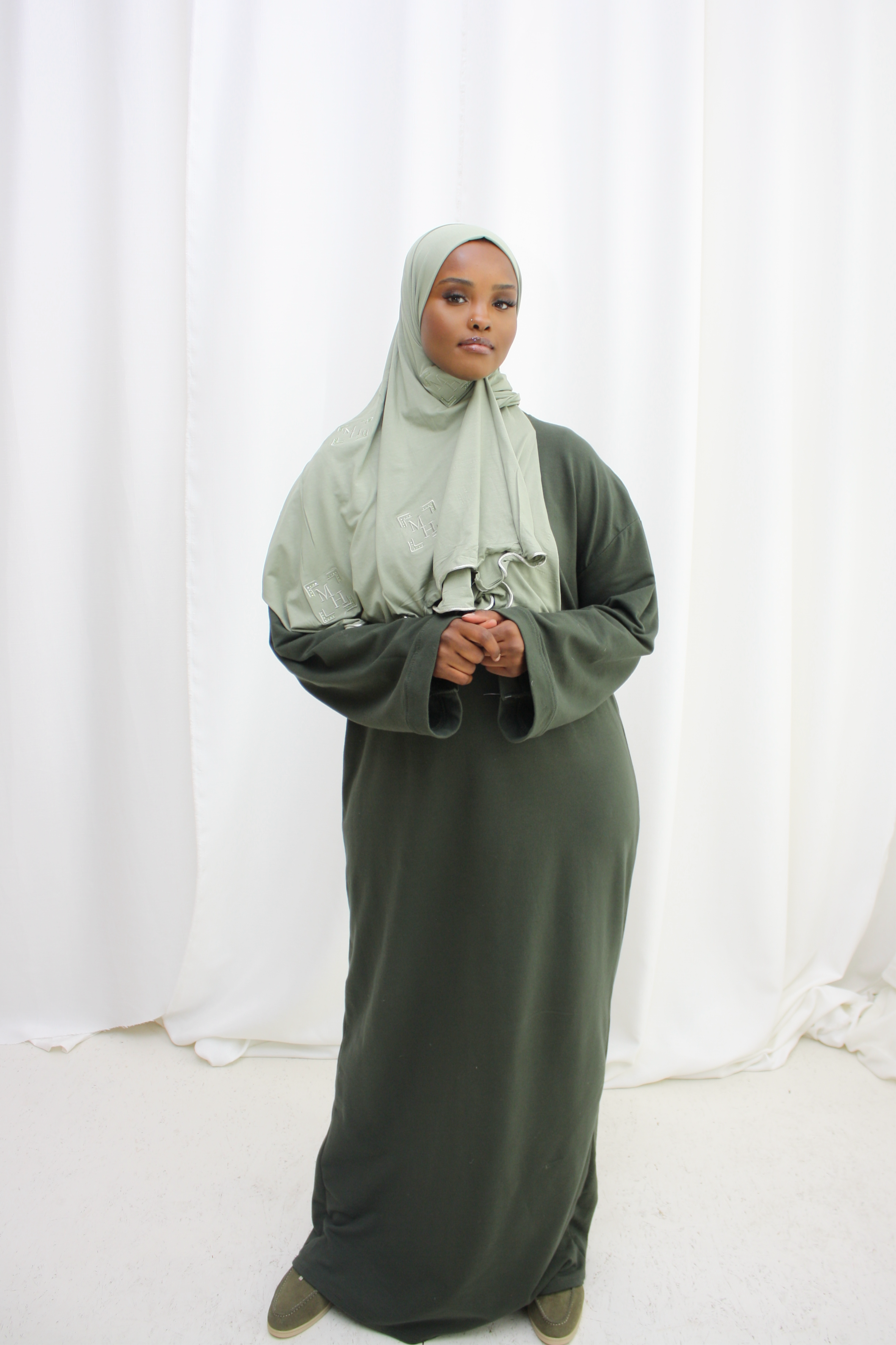 Dress olive green
