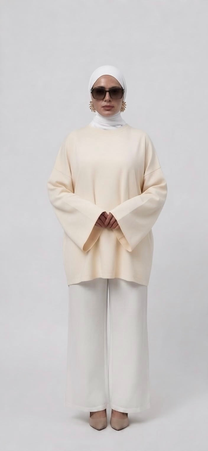 Nissa oversized shirt katoen