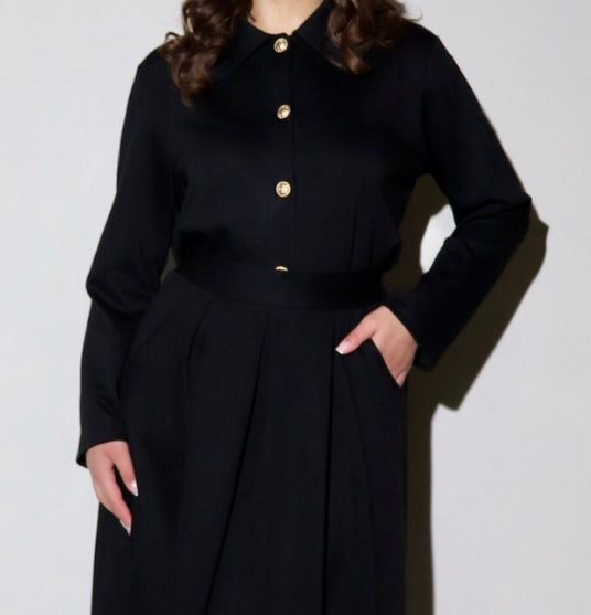 Twinset classic rok - black