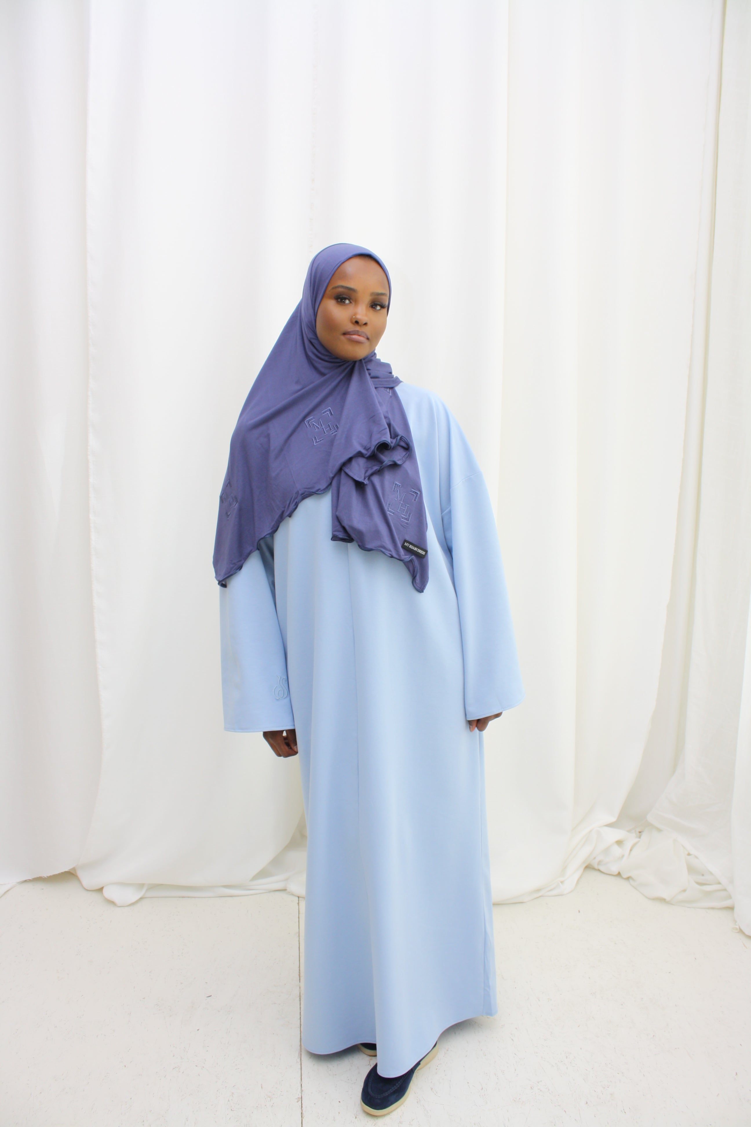 Jersey dress- light blue