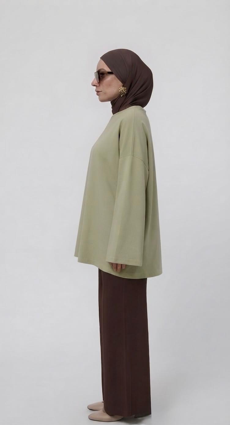 Nissa oversized shirt katoen