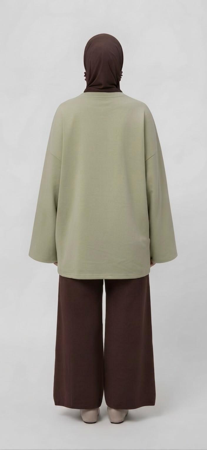 Nissa oversized shirt katoen