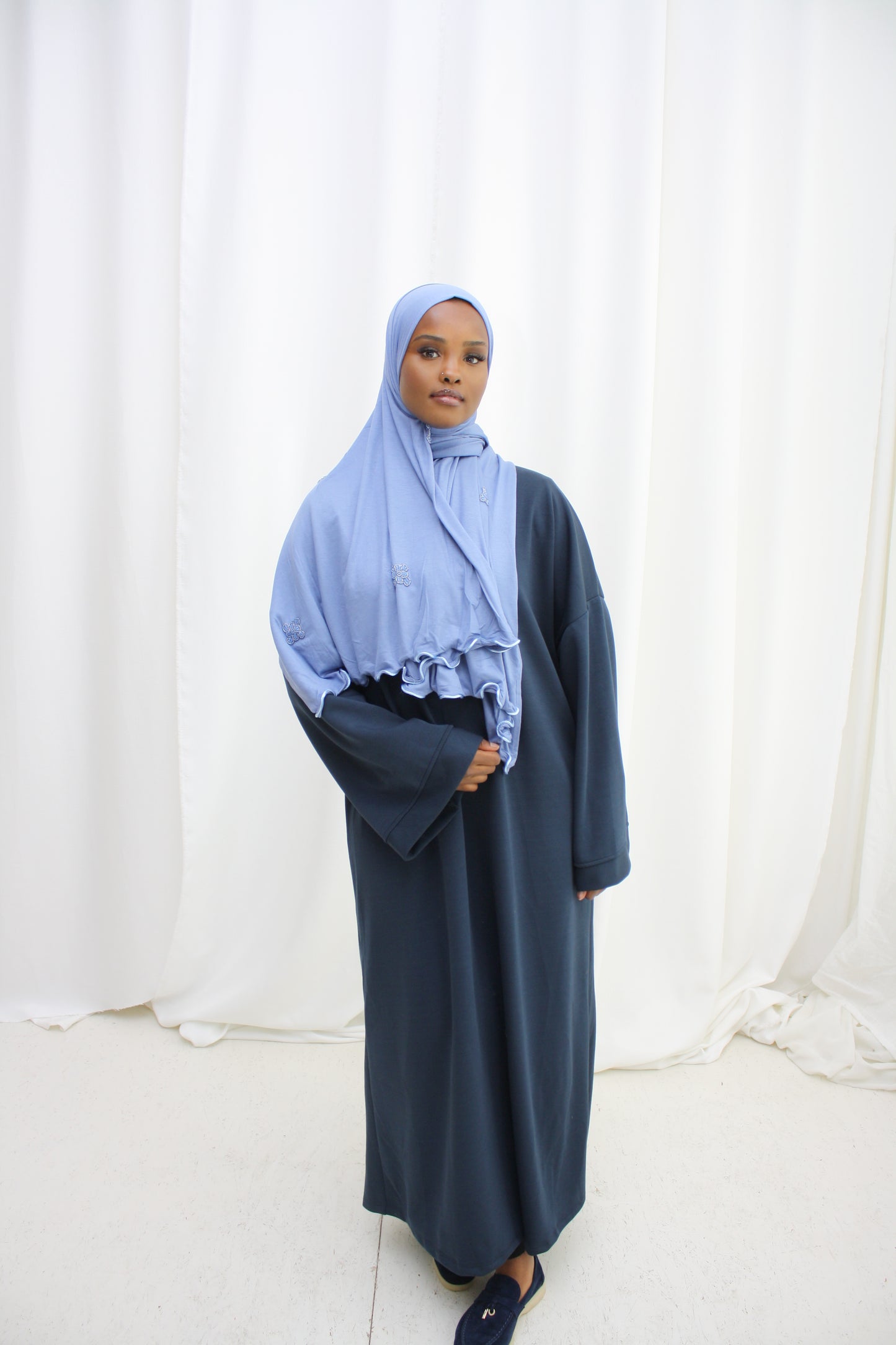 Sweaterjurk- blauw