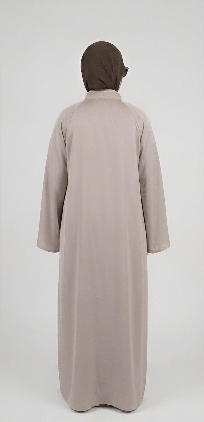 Light taupe dress