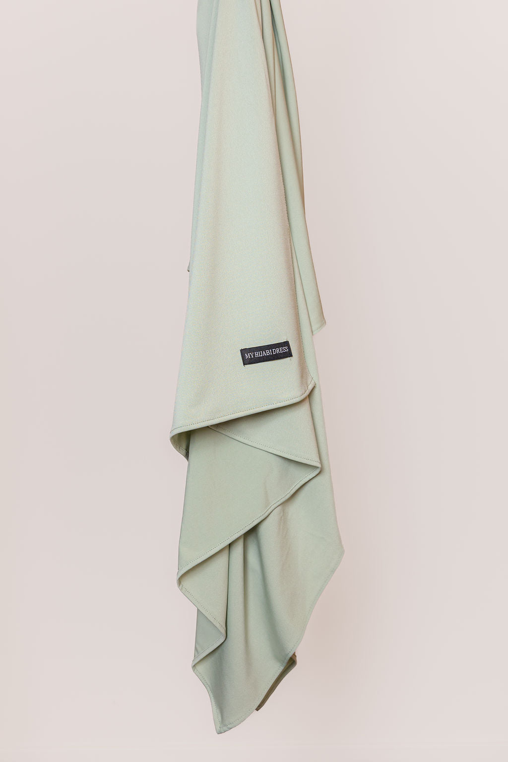Silk jersey scarf - light matcha