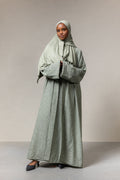 Linnen abaya - light green