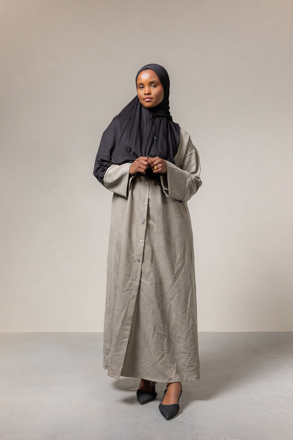 Gevoede blouse- groen