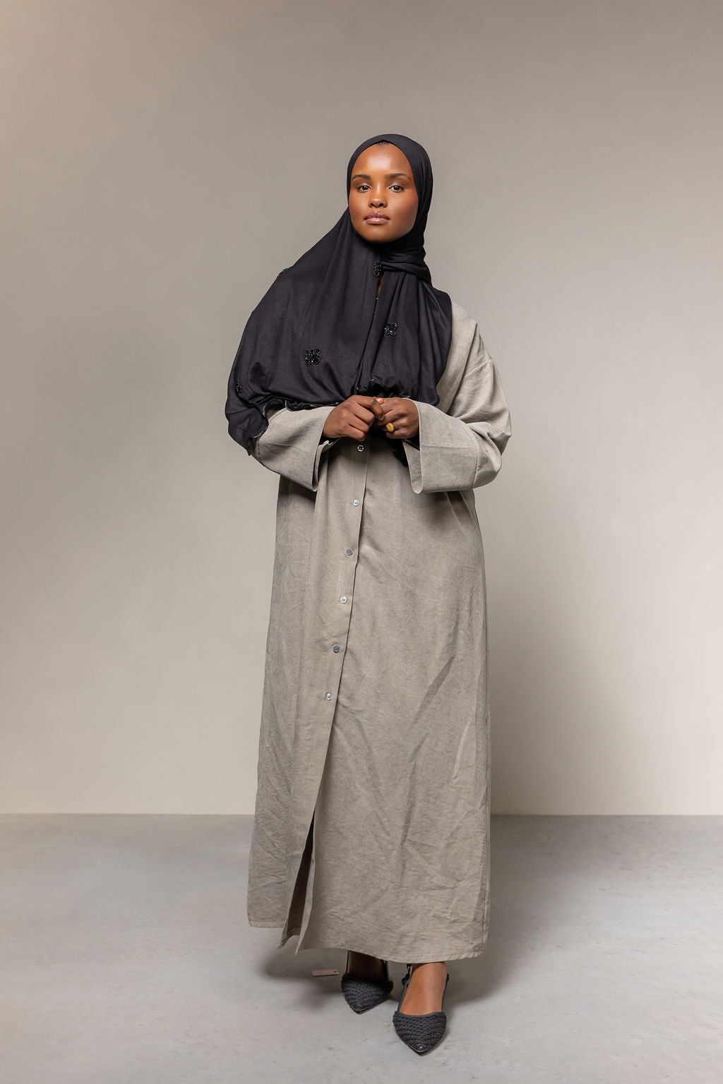 Gevoede blouse- groen