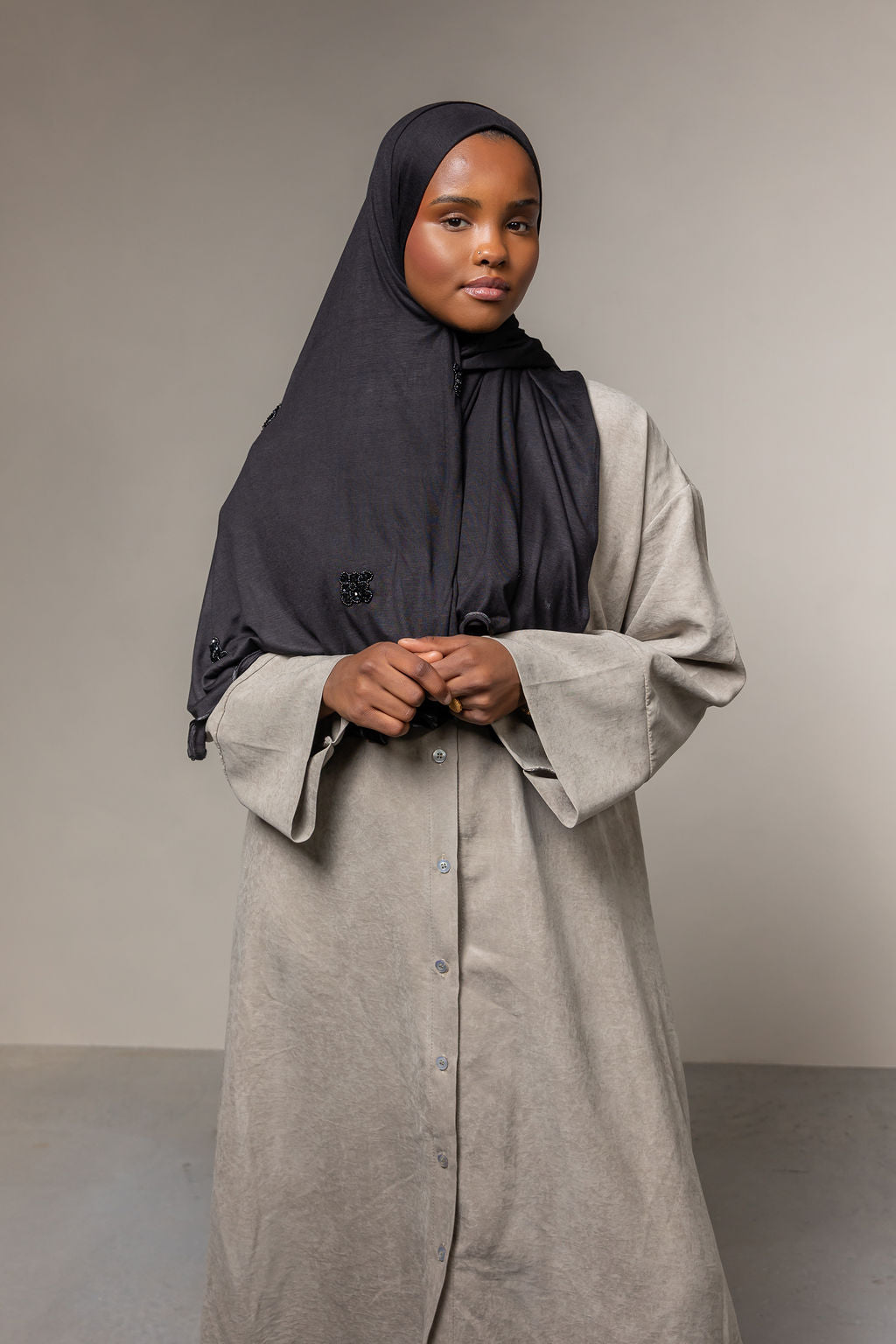 Gevoede blouse- groen