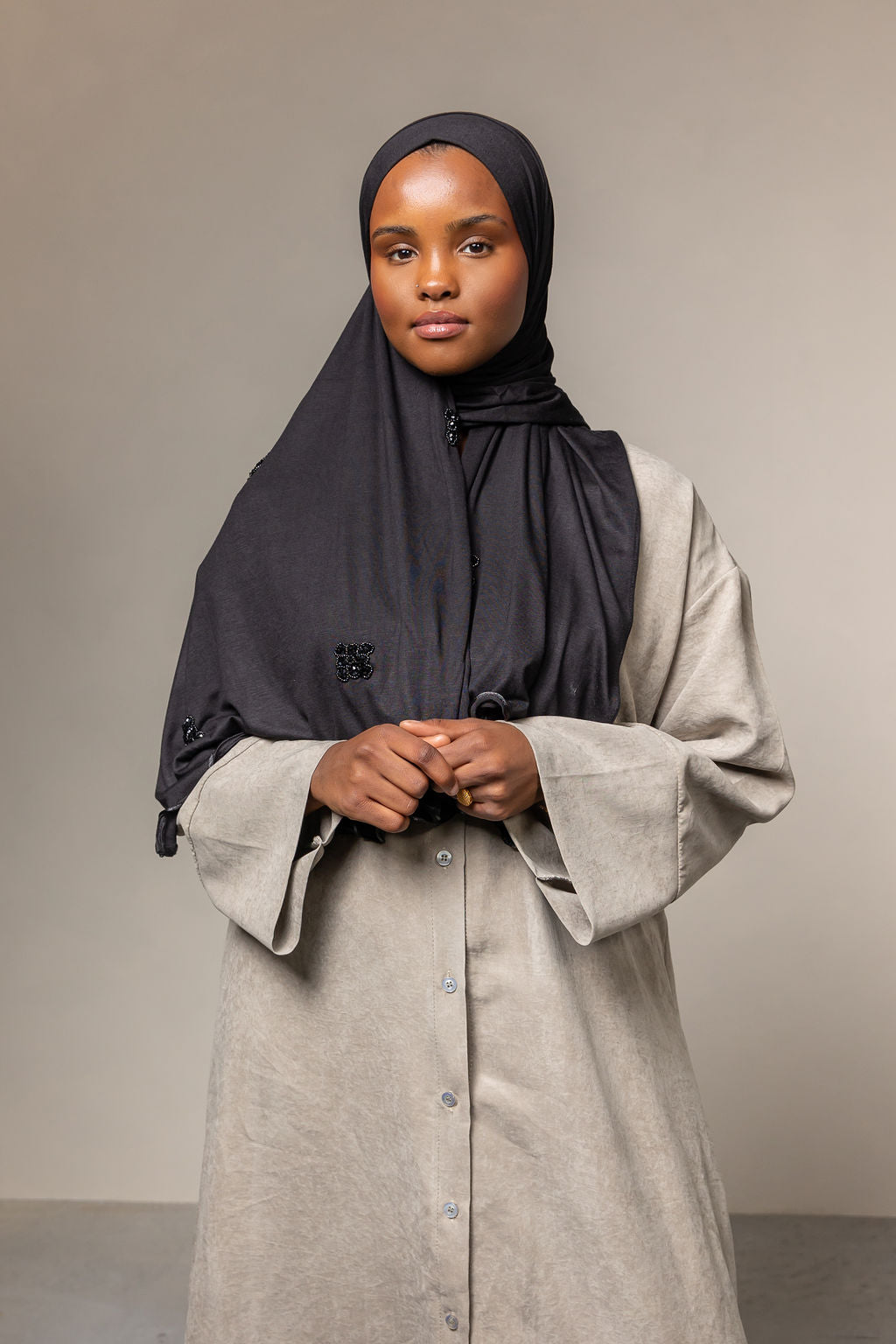 Gevoede blouse- groen