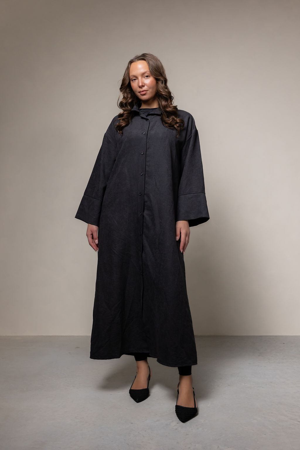 Gevoerde blouse- zwart