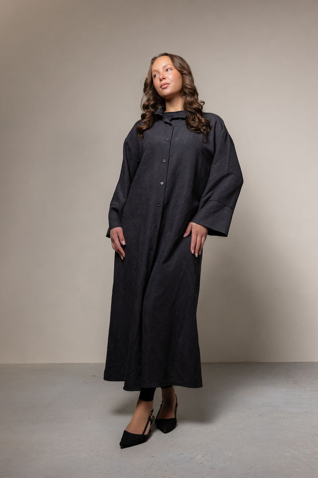 Gevoerde blouse- zwart