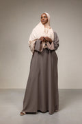 Noor abaya taupe