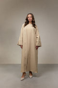 Classic essential abaya - beige
