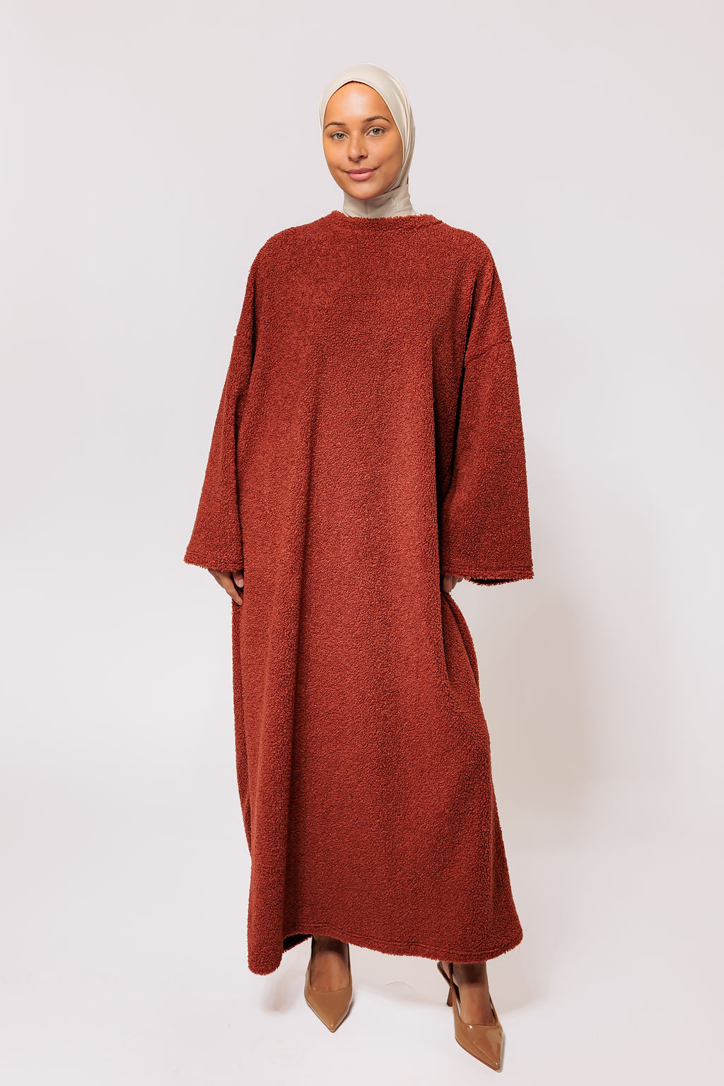 MH Teddy warm pumpkin dress