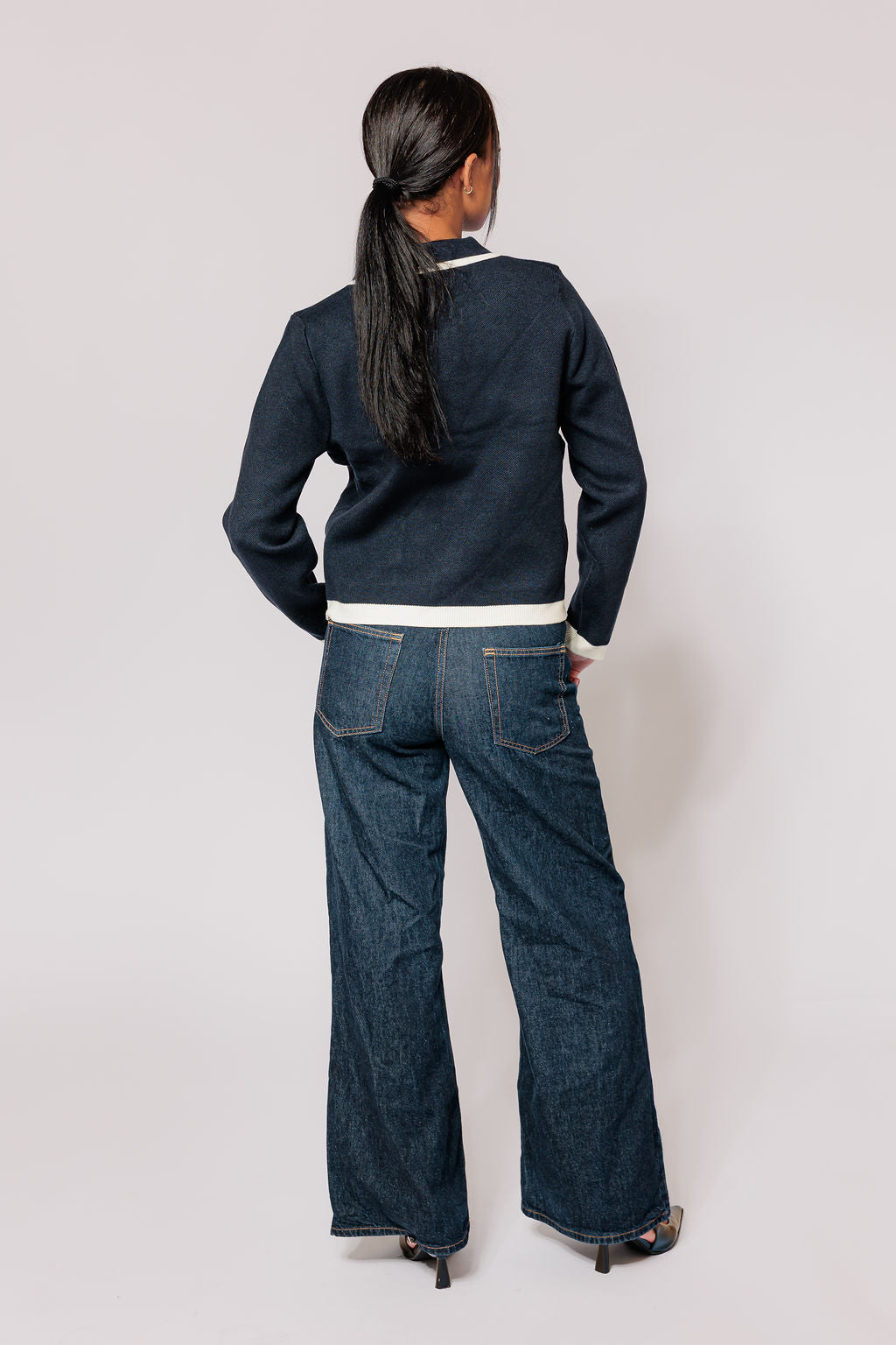 Elegante cardigan - dark blue