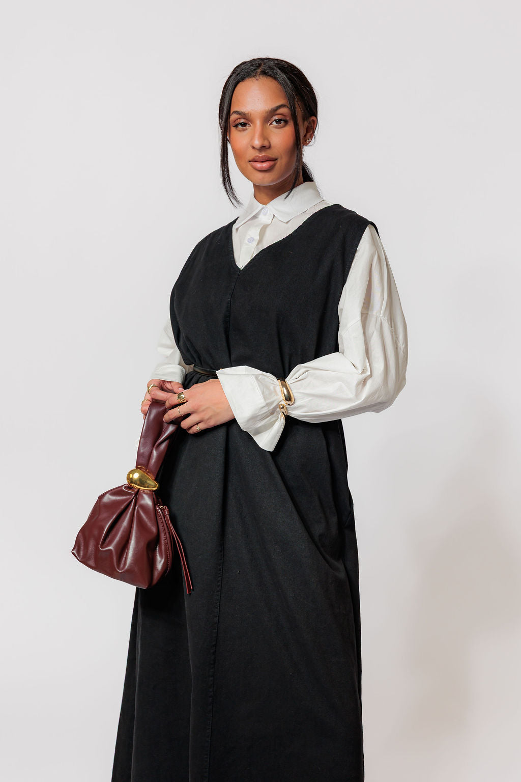 MH Casual denim set black/white