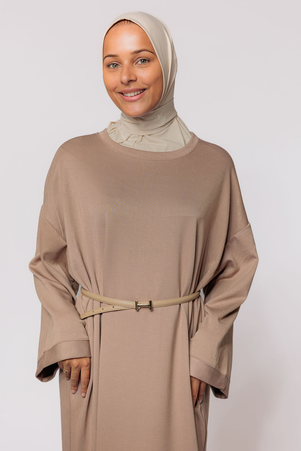 Oversized cozy sweater - dark walnut