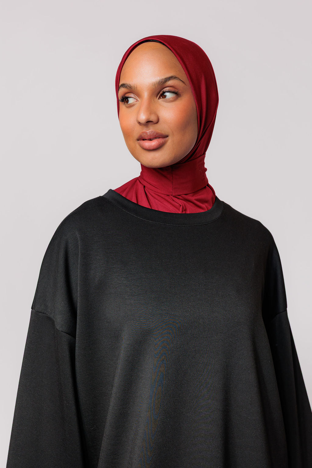 Oversized cozy sweater - black