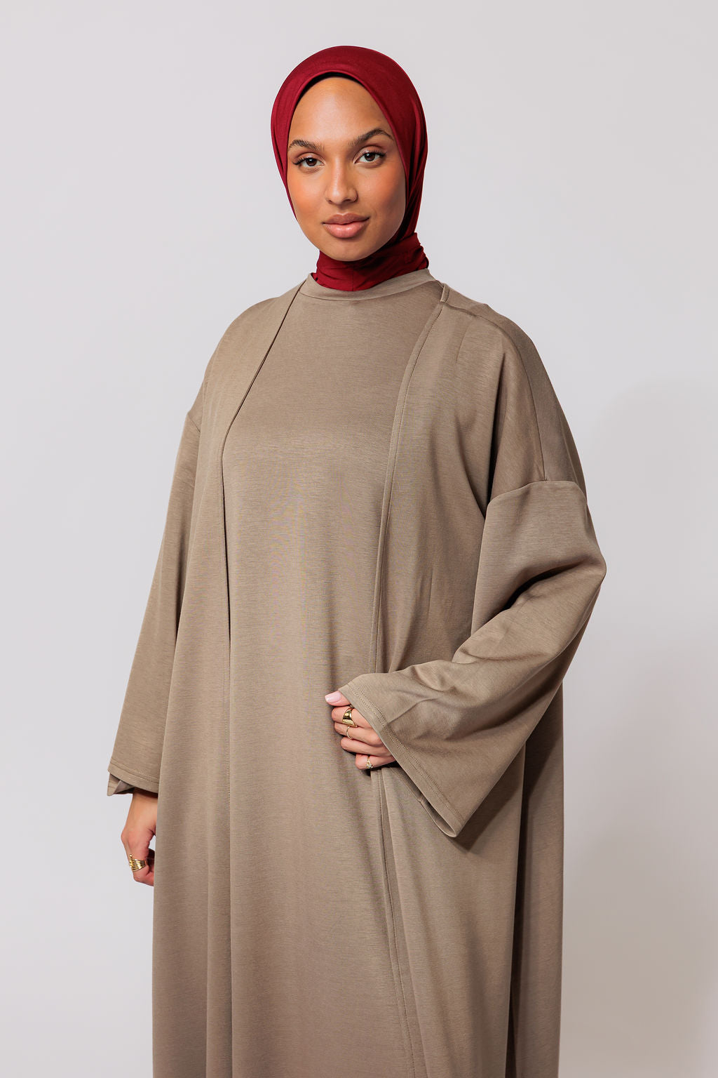 MH Jersey set dress - kaki