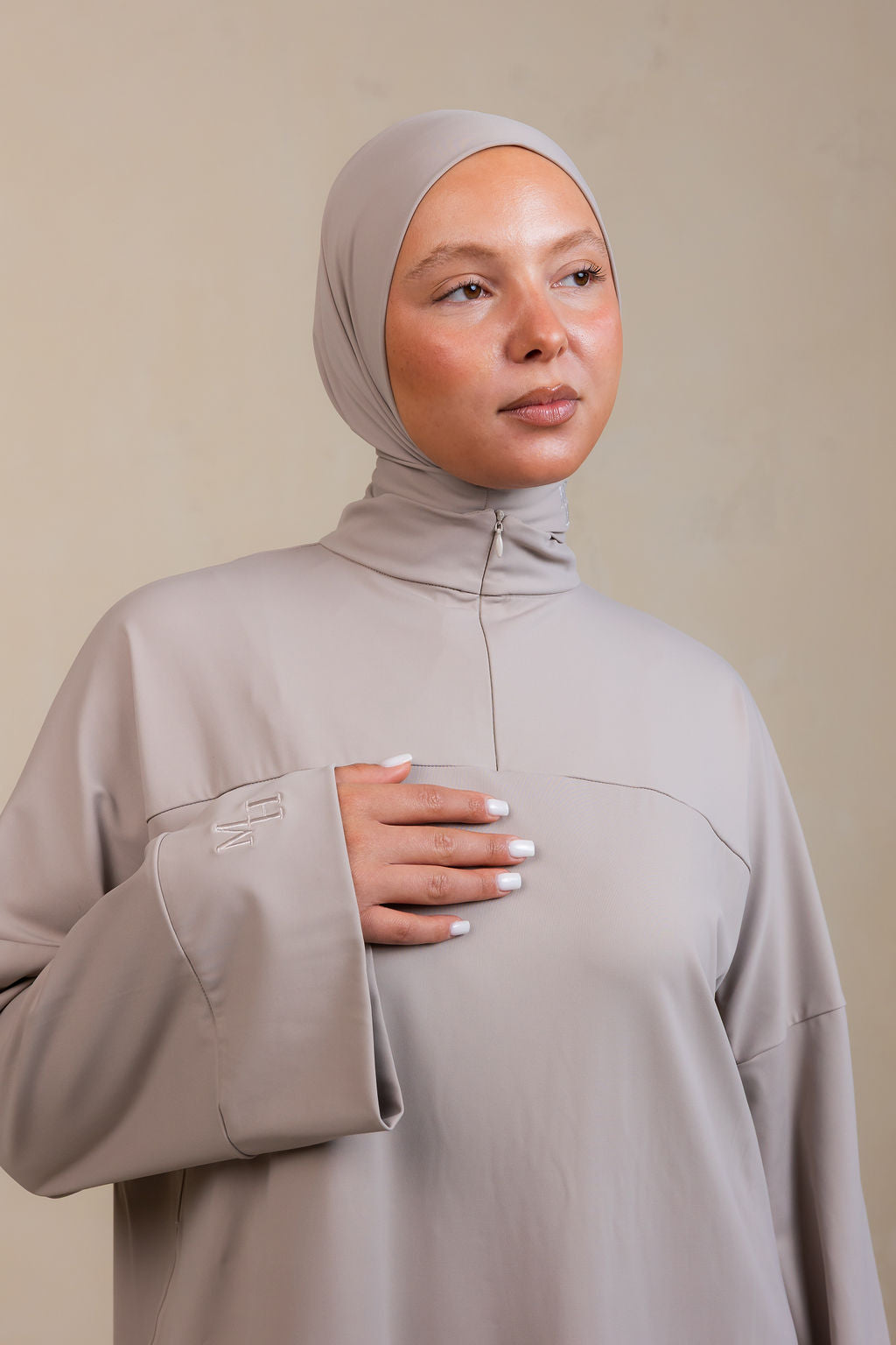 Élmere burkini misty taupe ko
