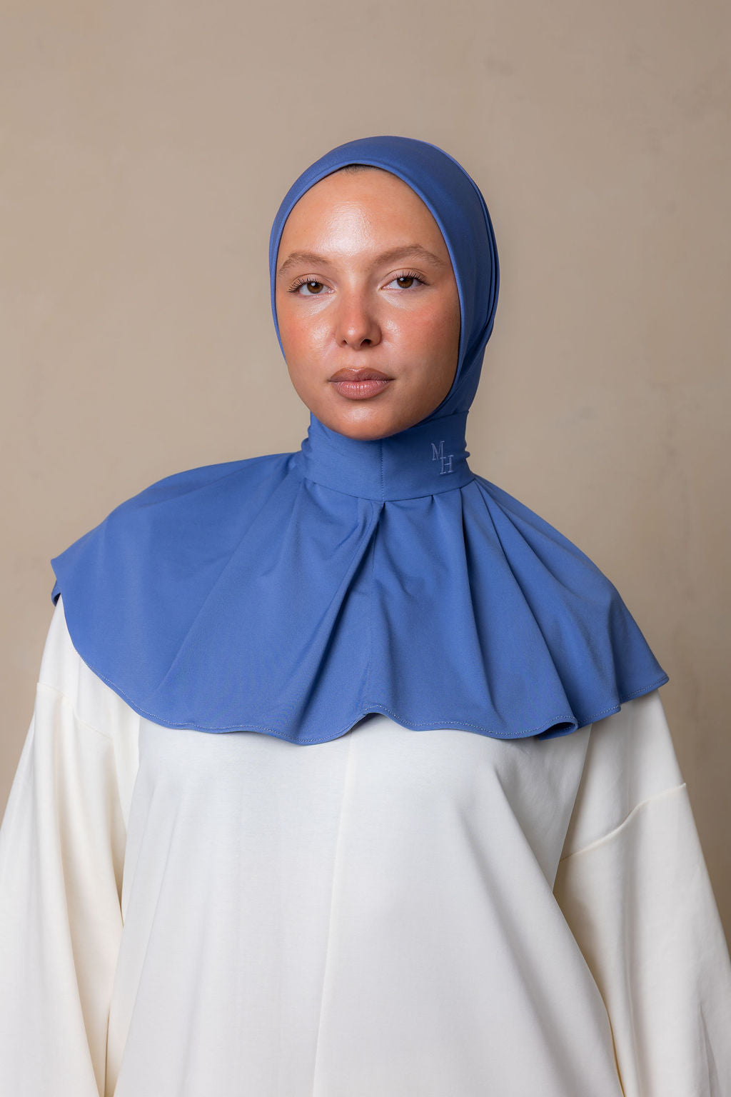 Instant Silk Scarf blue