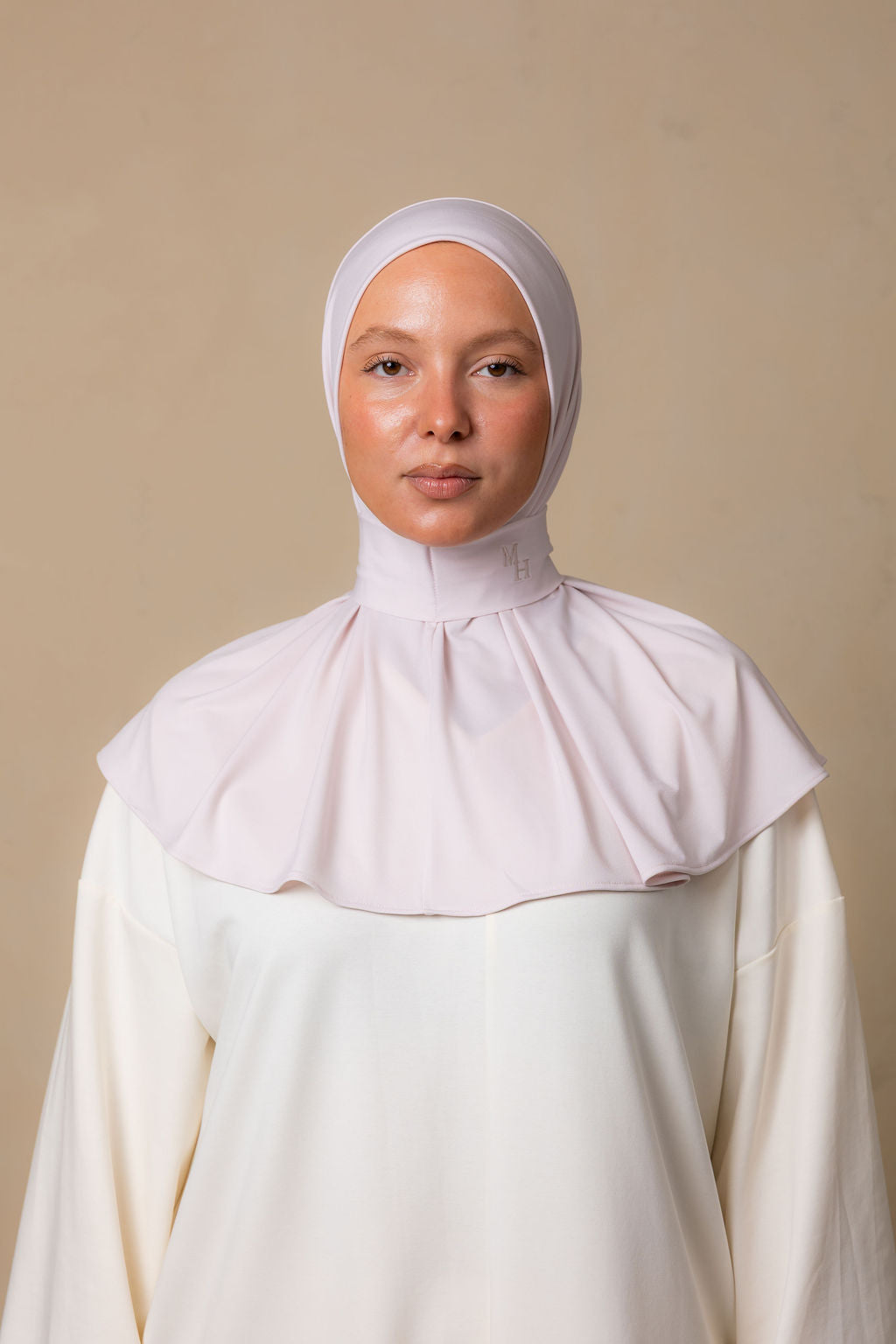 Instant silk scarf baby pink ui