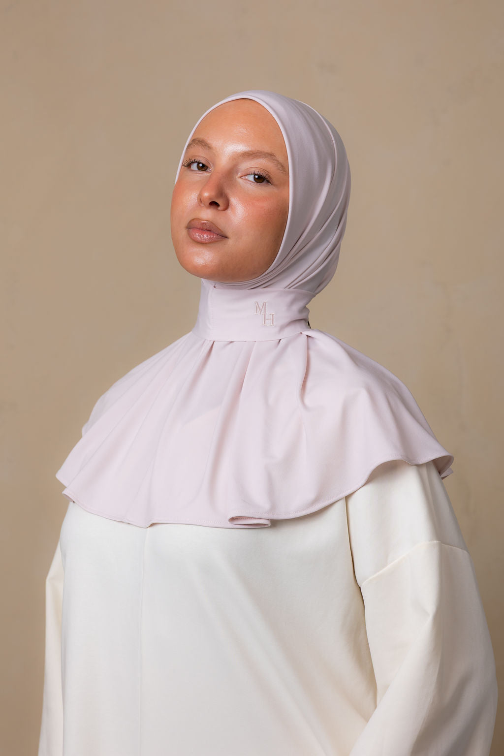 Instant silk scarf baby pink ui