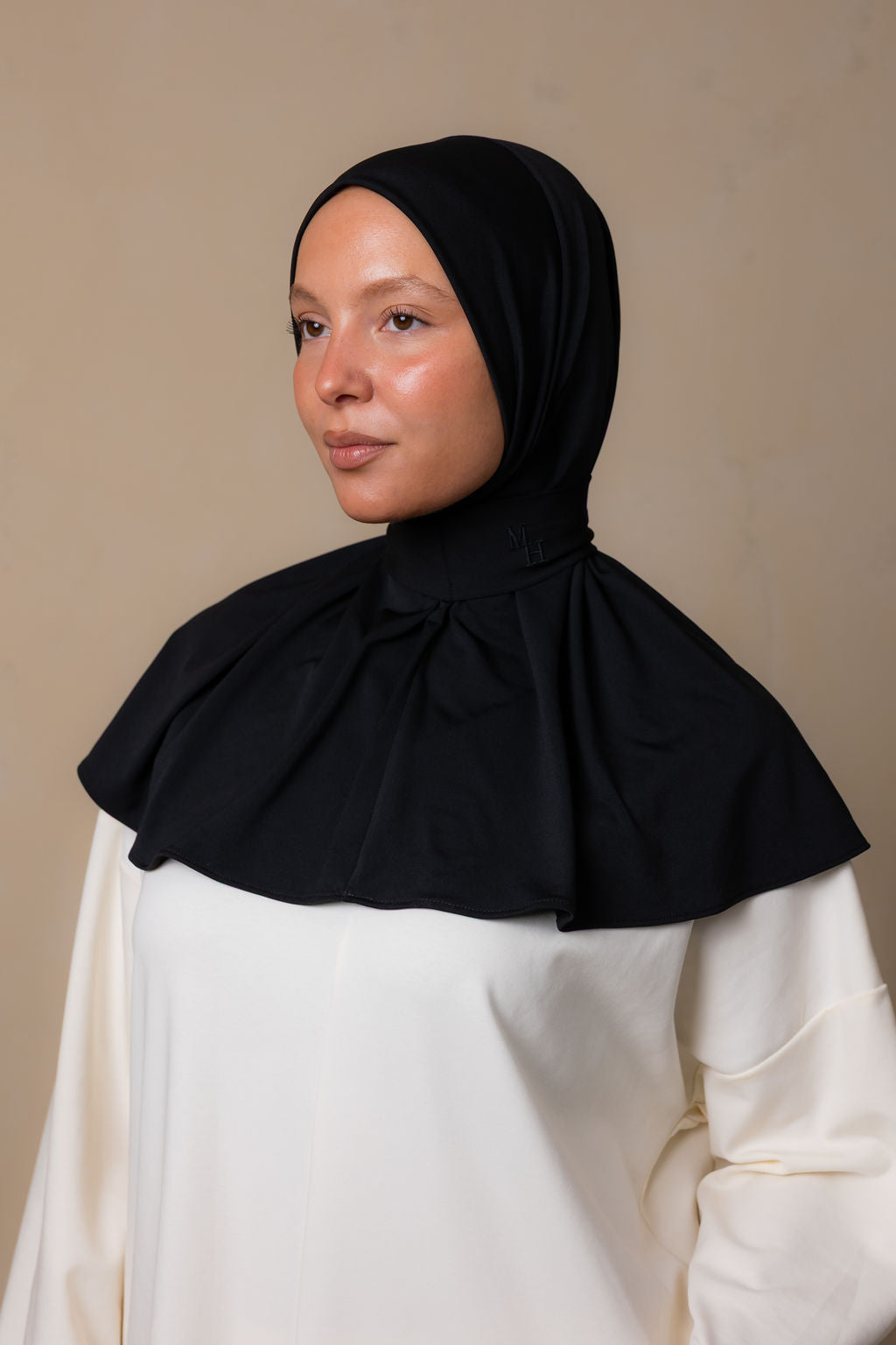 Instant Silk Scarf black