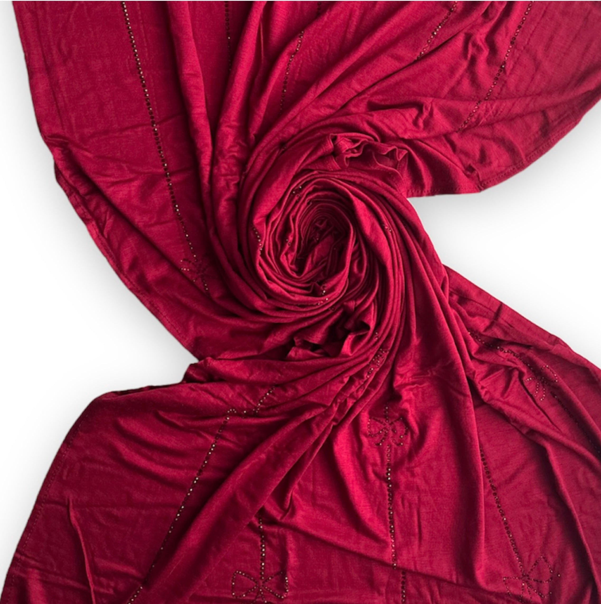 Rose red shiny