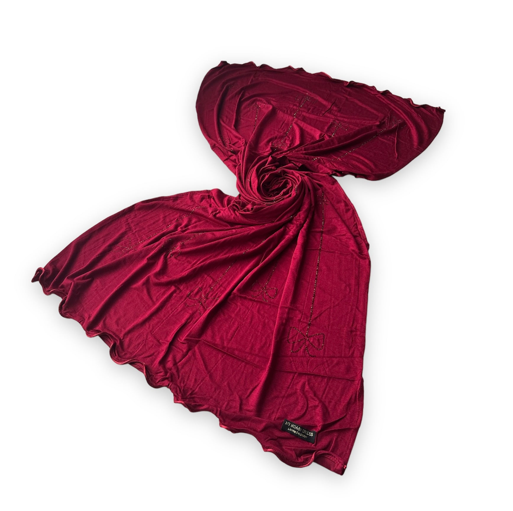 Rose red shiny