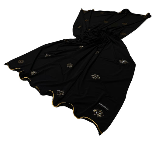 Dark black